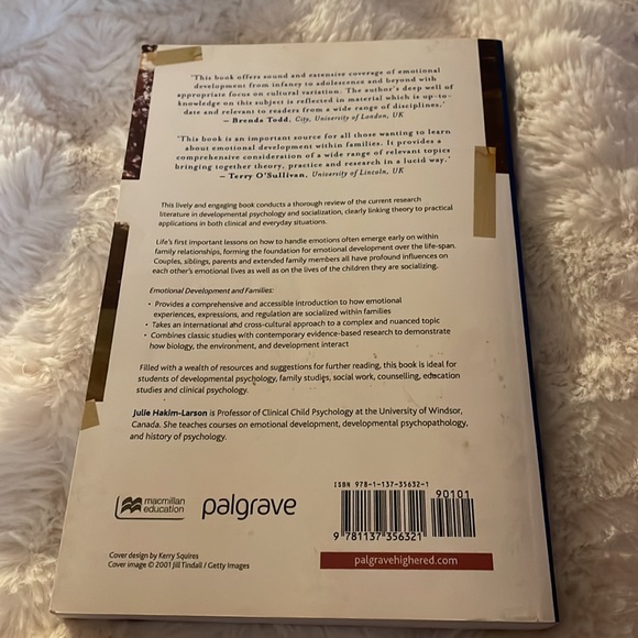 Emotional Development & Families (TEXTBOOK) by Julie Hakim-Larson - Picture 2 of 3